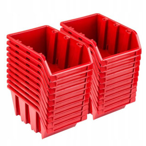 Zestaw kuwet magazynowych 20x NP8 czerwone