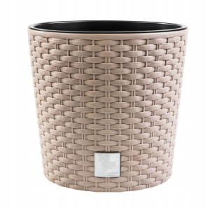 Donica Doniczka RATO LOW DRTUS250L ratan Mocca