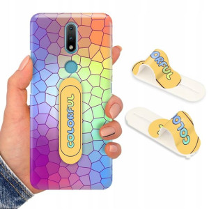 Etui + Uchwyt do NOKIA 2.4 Obudowa Piękne Wzory