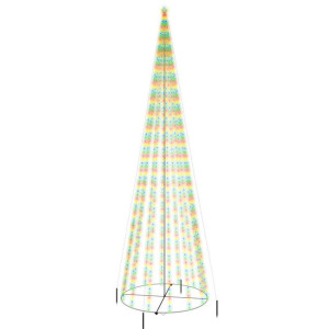 Choinka stożkowa, 1134 kolorowych diod LED, 230x800 cm