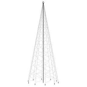 Choinka z kołkiem gruntowym, 3000 zimnych białych LED, 800 cm