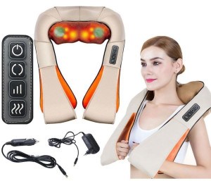Masaż/masażer Karku Shiatsu 3d+nefryt+wibracja