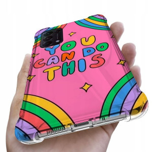 Etui Antishock do OPPO RENO 5K Case Kwiatki Wzory