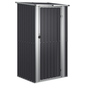 Szopa ogrodowa, antracyt, 118,5x97x209,5 cm, stal galwanizowana