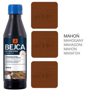 Bejca Do Drewna Rustykalna Spirytusowa MAHOŃ 200ml Dragon