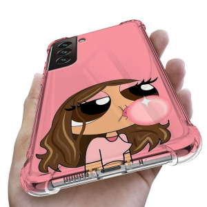 Etui Antishock do SAMSUNG S22 PLUS Kwiaty Wzory