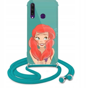 Etui Crossbody Do HUAWEI Y6P Turkus Bajkowe Wzory
