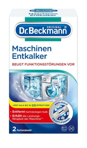 DR BECKMANN Odkamieniacz do pralki zmywarki 2x50g