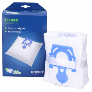 Worki do odkurzacza ZELMER ZMB02K 12 szt. WORWO