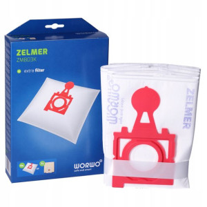 Worki do odkurzacza ZELMER JUPITER ZMB03K 4 szt.