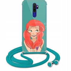 Etui Crossbody Do OPPO A11X Turkus Bajkowe Wzory