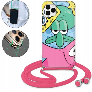 Etui Crossbody Róż Do IPHONE 11 PRO Bajki Wzory