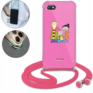 Etui Crossbody Róż Do XIAOMI REDMI 6A Bajki Wzory