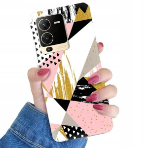 ETUI do VIVO S15 Kolorowe Pastele Letnie Top Wzory