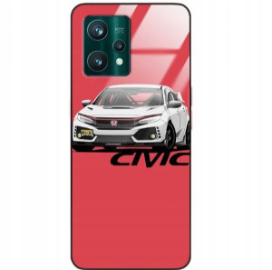 Etui Glass Do REALME 9 PRO PLUS Samochody Wzory