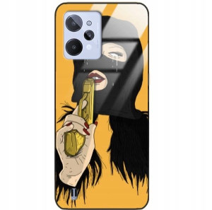 Etui Glass Do REALME C31 Obudowa Męskie Top Wzory