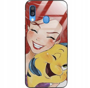 Etui Glass Do SAMSUNG A40 Bajki Kreskówki Wzory