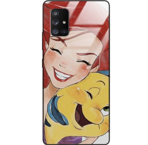 Etui Glass Do SAMSUNG A71 5G Bajki Kreskówki Wzory