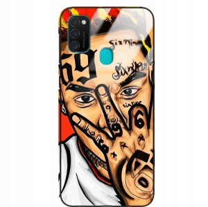Etui Glass Do SAMSUNG M21 Bajki Kreskówki Wzory