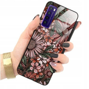 ETUI GLASS do HUAWEI NOVA 7 Kwiaty Damskie Wzory