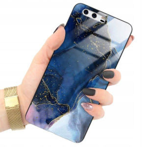 ETUI GLASS do HUAWEI P10 Gold Glamour Rose Wzory