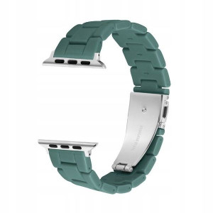 Pasek do Zegarka Apple Watch Silicon Zielony 44mm