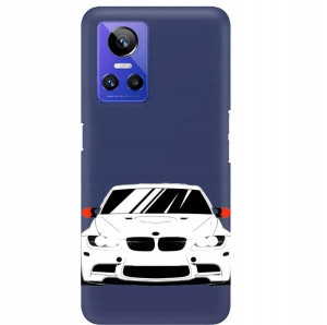 Etui Matowe Granat REALME GT NEO 3 5G Męskie Wzory