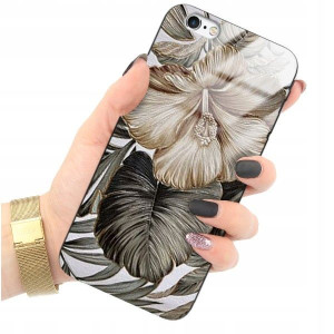 ETUI GLASS do IPHONE 6 PLUS Kwiaty Damskie Wzory