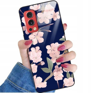 ETUI GLASS do ONEPLUS NORD 2 Kwiaty Wiosenne Wzory