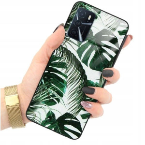 ETUI GLASS do OPPO A16 Kwiaty Damskie Topowe Wzory