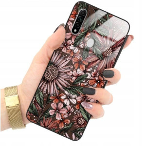 ETUI GLASS do OPPO A31 Kwiaty Damskie Topowe Wzory