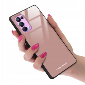 Etui GLASS do OPPO RENO 5 PRO NUDE Modne Wzory