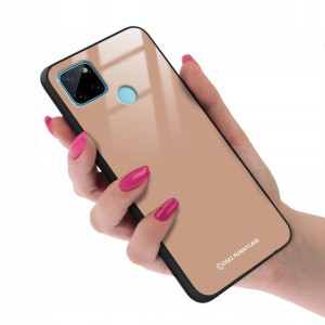 Etui GLASS do REALME C25Y Case NUDE Modne Wzory