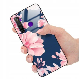 Etui Glass Do Realme 5 Pro Sweet Pastelowe Wzory