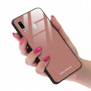 Etui GLASS do SAMSUNG A20e NUDE Modne Wzory