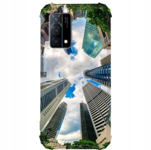 Etui Anti-Shock Do OPPO K9 Podróże Świat Wzory