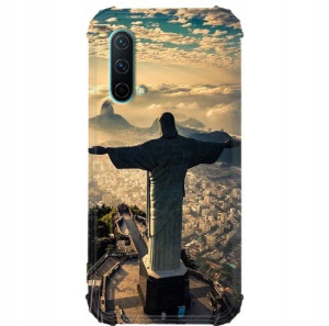 Etui Antishock Do ONEPLUS NORD CE 5G Podróże Wzory