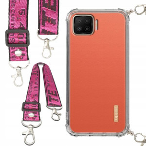 Etui Anti-Shock Ze Smyczą Różowa Do OPPO F17 Case