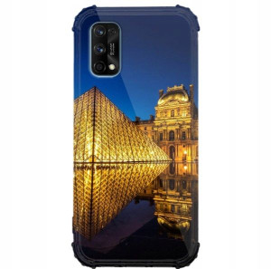 Etui Antishock Do REALME 7 PRO Podróże Świat Wzory