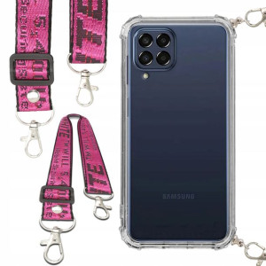 Etui Anti-Shock Ze Smyczą Różowa Do SAMSUNG M53 5G