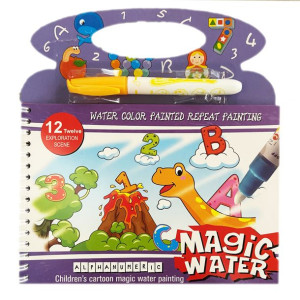 Kolorowanka Wodna Alfabet + Magiczny Flamaster