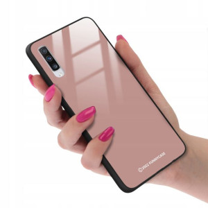 Etui GLASS do SAMSUNG A70 NUDE Modne Wzory