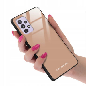 Etui GLASS do SAMSUNG A72 NUDE Modne Wzory