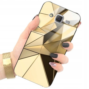 ETUI GLASS do SAMSUNG J5 2016 Gold Glamour Wzory