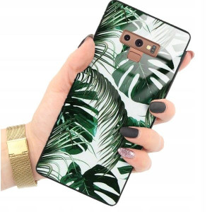 ETUI GLASS do SAMSUNG NOTE 9 Kwiaty Damskie Wzory