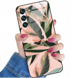 ETUI GLASS do SAMSUNG S22 Case Kwiaty Wiosna Wzory