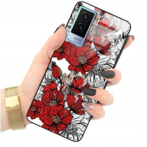 ETUI GLASS do VIVO Y71T Kwiaty Damskie Dużo Wzorów