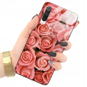 ETUI GLASS do XIAOMI Mi 9 PRO Gold Glamour Wzory
