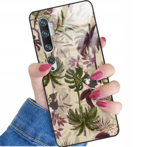 ETUI GLASS do XIAOMI Mi NOTE 10 Kwiaty Japan Wzory