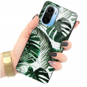ETUI GLASS do XIAOMI POCO F3 PRO Kwiaty Top Wzory